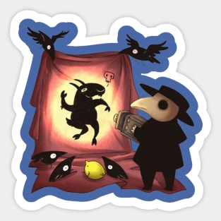 Plague Doctor Bird Sticker